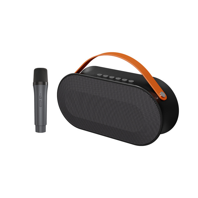 P10 portable outdoor bluetooth speaker wireless microphone square dance portable high power karaoke speaker