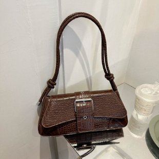 Retro stylish commuter underarm bag women's bag 2024 early autumn new style trendy shoulder bag niche messenger bag 