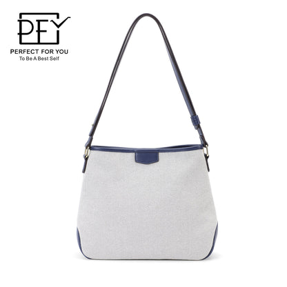 Perfect For You Women's Tote Bag New Small Large Capacity Simple Canvas One Shoulder Underarm Bag Women