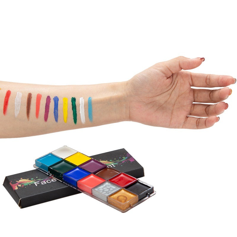 Halloween oil paint body paint pigment body paint cream drama makeup children's dance performance painting pigment