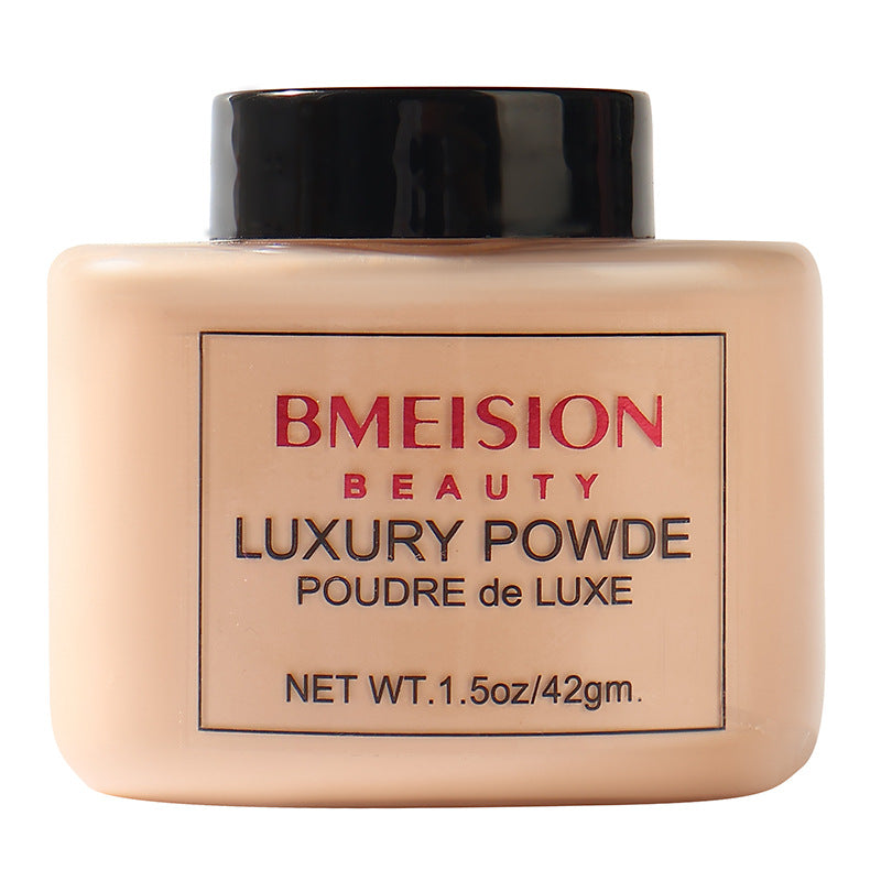 Cross-border exclusive supply of BMEISION banana powder 4 colors skin-friendly matte setting powder long-lasting non-floating powder factory direct sales