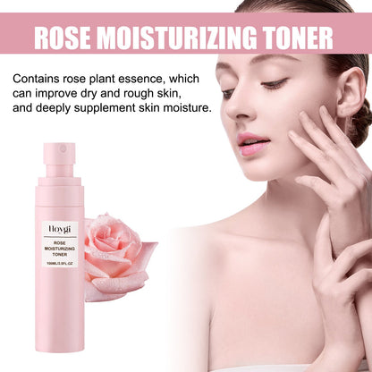 Hoygi Rose Water Moisturizing Spray improves dry and rough skin, deeply hydrates and shrinks pores toner 