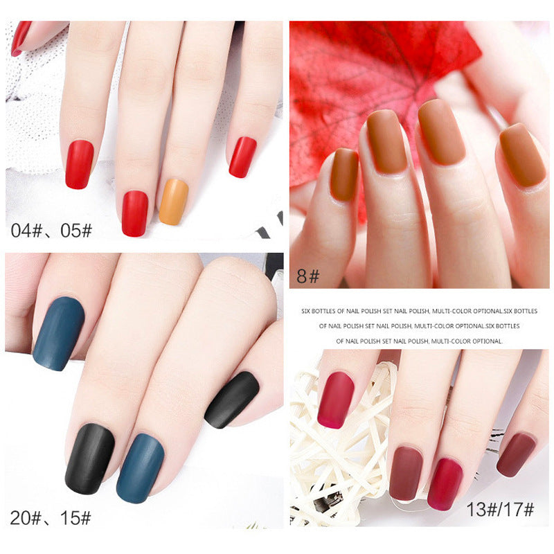 bk2024 summer fashion matte matte oily nail polish no baking long-lasting not easy to fall off can not be peeled frosted wholesale