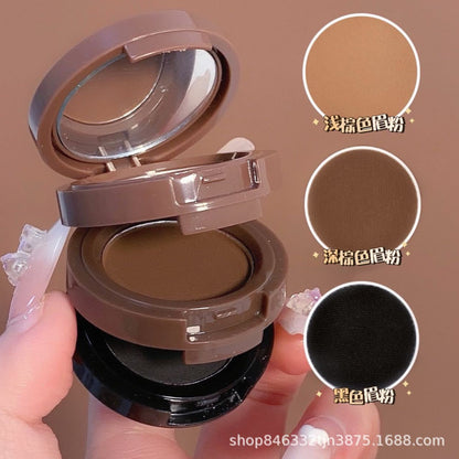 Source factory misslara three-layer eye shadow eyebrow powder silhouette hairline powder 3in1 integrated plate cross-border makeup