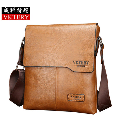 VKTERY men's bag shoulder messenger bag casual fashion bag men's bag 