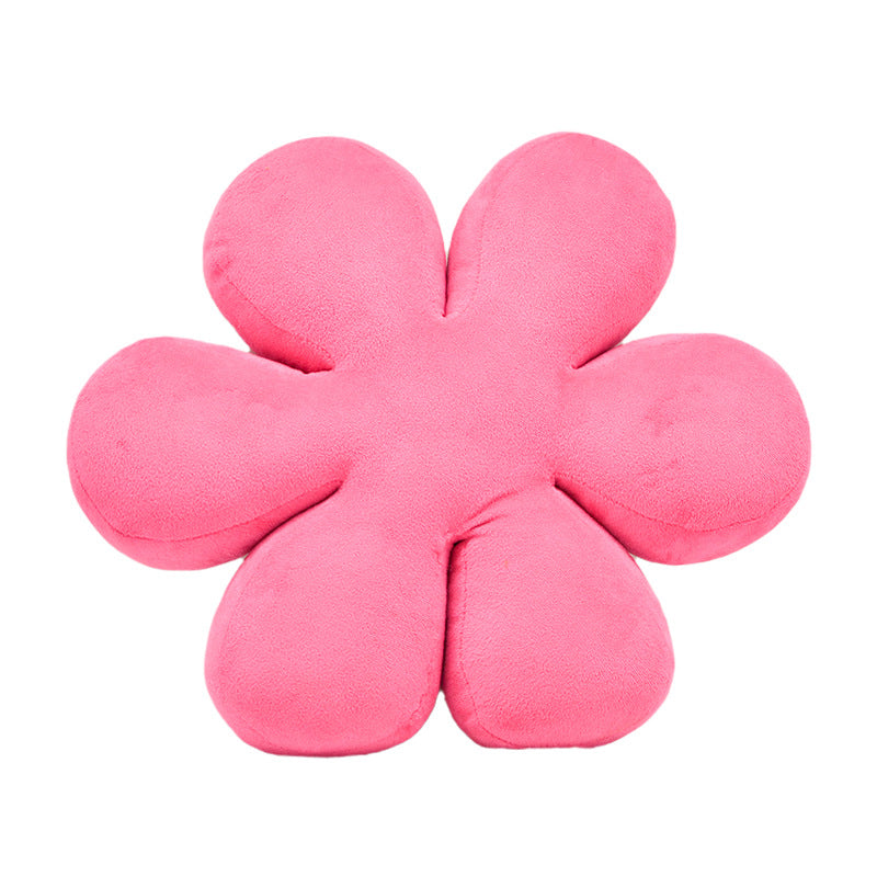 New style cartoon cute flower-shaped cushion pillow pink petal cushion plush toy ornaments children's gift