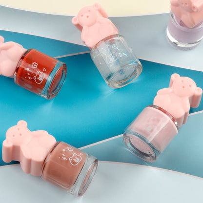 Bei Shijie water-based cute no-bake long-lasting non-peelable quick-drying nude color no odor nail polish wholesale