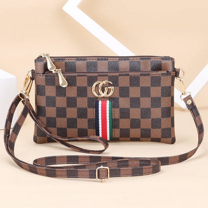 Korean style messenger bag women's small square bag fashion printed women's bag shoulder bag mobile phone bag versatile ladies handbag trendy 