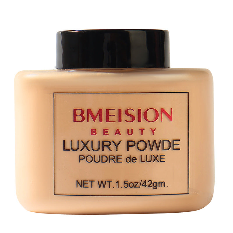 Cross-border exclusive supply of BMEISION banana powder 4 colors skin-friendly matte setting powder long-lasting non-floating powder factory direct sales