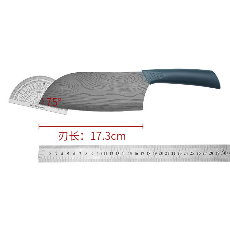 Stainless steel chef knife household small kitchen knife Damascus pattern lightweight kitchen knife chef slicing knife