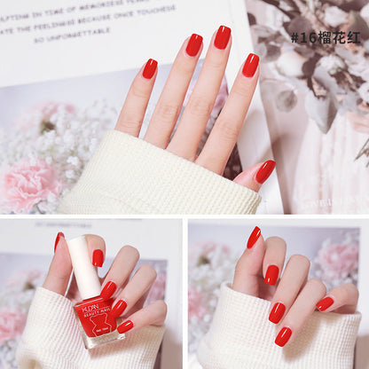 Nail polish long-lasting no-bake ice-clear non-tear oily nail polish wholesale cross-border Douyin hot-selling quick-drying nail polish