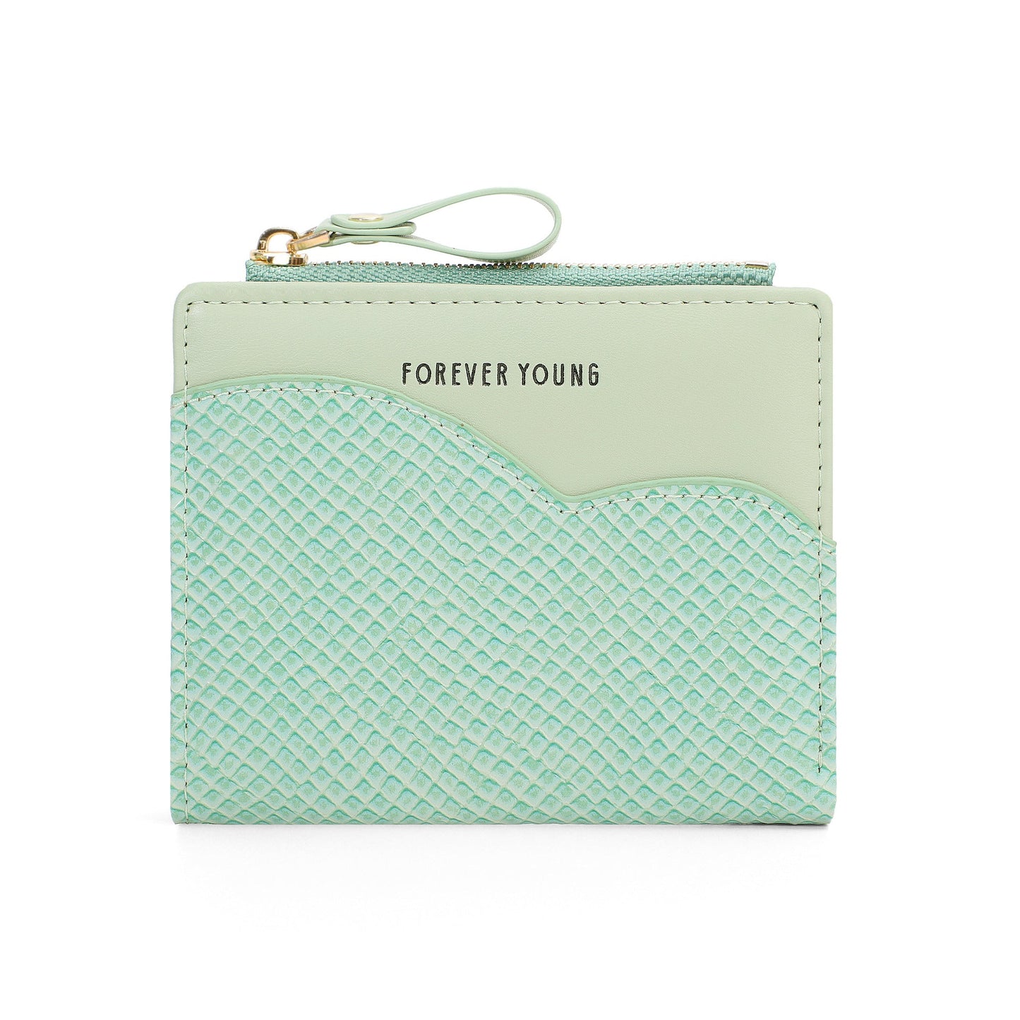 forever young wallet women's short pu snake pattern high-end small fashion Korean version cross-border coin purse 