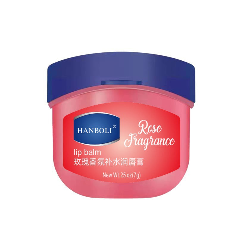 Hanboli Vaseline lip balm set ក្រែមថែរក្សាបបូរមាត់ ផ្តល់សំណើម និងផ្តល់សំណើម បំបាត់ភាពជ្រីវជ្រួញ បបូរមាត់ប្រេះឆ្លងដែន