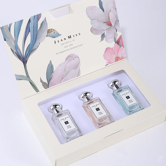 Xiaocheng Yixiang women's perfume set lasting light fragrance blue bell freesia sage perfume gift box wholesale