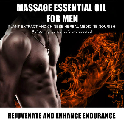 EELHOE men's massage essential oil men's energy maintenance massage care essential oil body exercise maintenance essential oil 