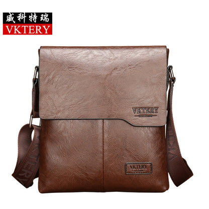 VKTERY men's bag shoulder messenger bag casual fashion bag men's bag 