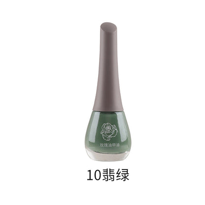 Beisijie's new rose oil nail polish water-based seven-day no-bake long-lasting non-peelable quick-drying whitening and shiny wholesale 