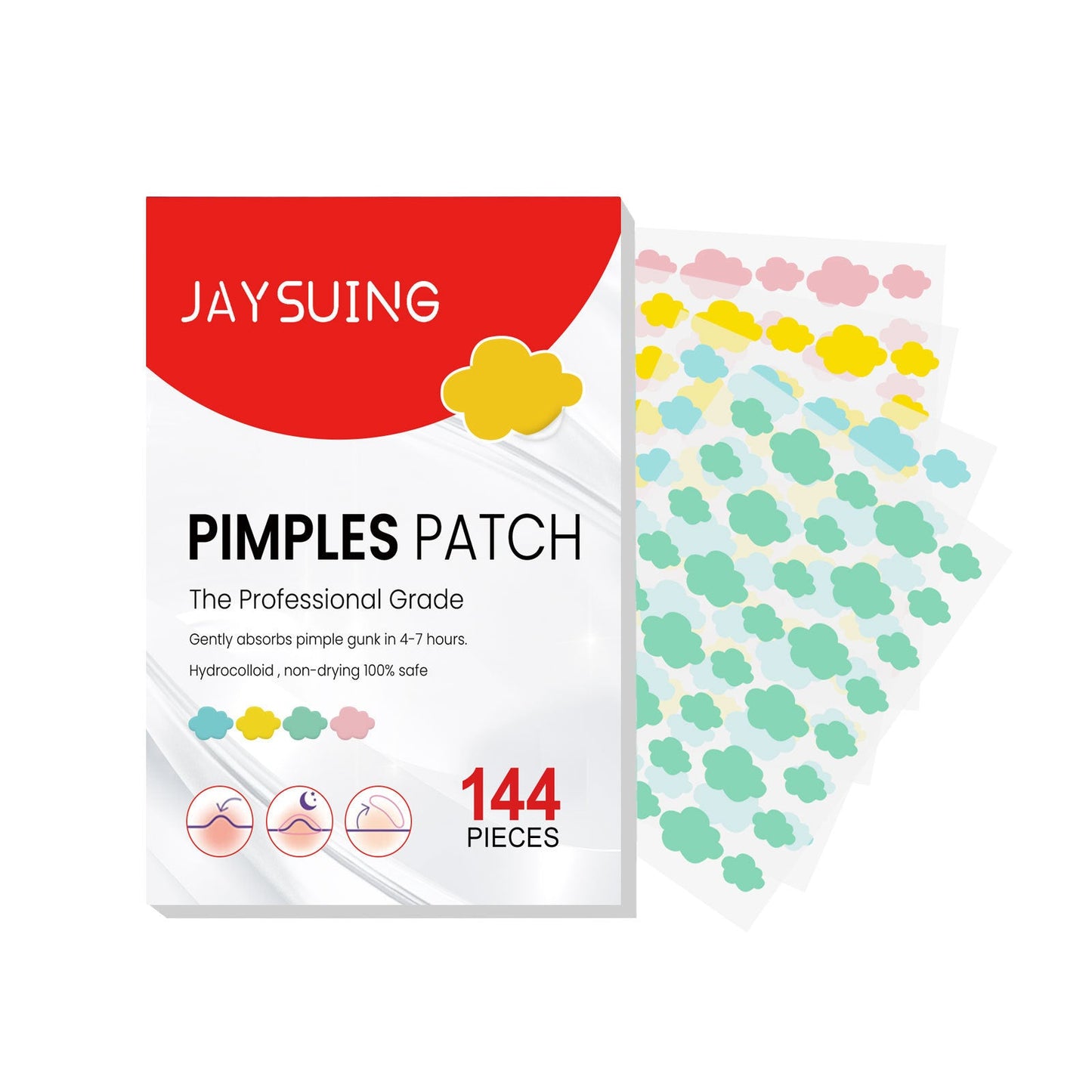 Jaysuing acne patch series repairs and cleanses closed comedones, gently reduces acne and balances the skin 