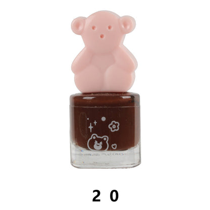 Bei Shijie water-based cute no-bake long-lasting non-peelable quick-drying nude color no odor nail polish wholesale