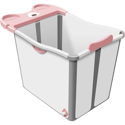 Century Baby Baby Folding Bath Bucket Insulation Baby Swimming Heightened Bath Bath Bucket Children's Bathtub បង្កើនកម្រាស់