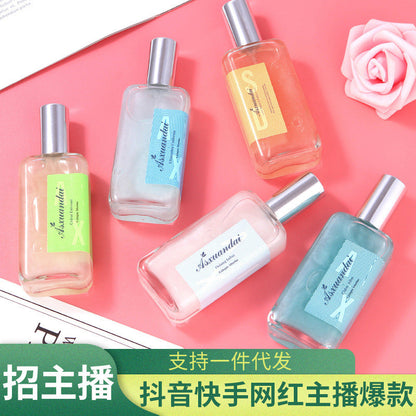 Perfume for women, fresh and long-lasting light fragrance, Jinsha flower and fruity fragrance, live broadcast, hot-selling perfume, cross-border wholesale