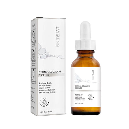 Jaysuing Retinol 0.5% Squalane Essence Lightens Wrinkles, Spots, Dark Spots, Moisturizing and Brightening Essence 