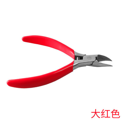 Original factory self-sale plastic dipped handle hawk beak nail scissors with multiple colors to choose from ingrown nail pliers hand polished mirror polished nail scissors free shipping