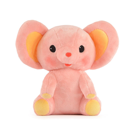 New Style Cartoon Animal Plush Doll Toys Wholesale Cute Little Pink Elephant Doll Doll Pillow Children Gift