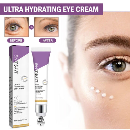 Jaysuing Moisturizing Eye Cream ផ្តល់សំណើមដល់ស្បែក បំបាត់ស្នាមអុចខ្មៅ ស្នាមជ្រួញជុំវិញភ្នែក ផ្តល់សំណើម និងផ្តល់សំណើមដល់ស្បែក ក្រែមថែរក្សាស្បែក 