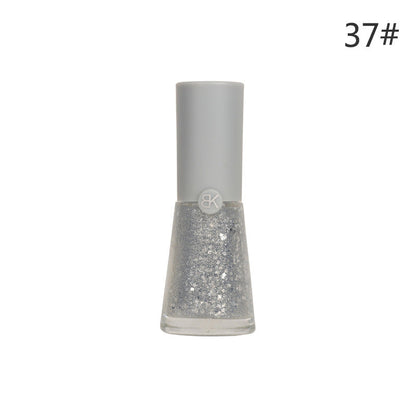 bk summer whitening 7 days 38 colors no baking long-lasting water-based nail polish 9.5ml non-peelable pure color macaron 