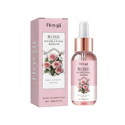 Hoygi Rose Moisturizing Essence Rose Aloe Vera Softens Skin Hydrating Moisturizing Nourishing Facial Essence 