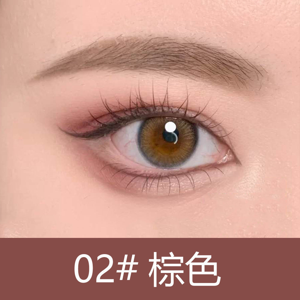 Douyin colored eyeliner liquid pink purple brown fine sponge head not easy to smudge eyeliner student affordable cross-border makeup