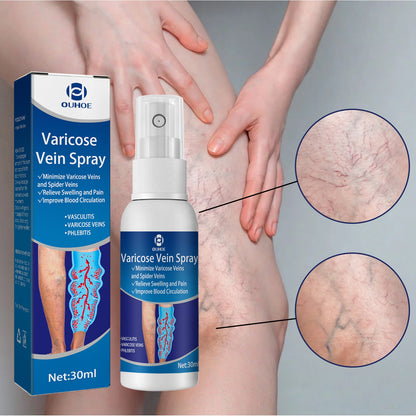 OUHOE vein spray relieves vein care varicose vein bulge pain vein massage care spray 