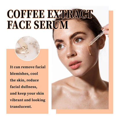 West Month Caffeine Facial Essence បំបាត់ស្នាមអុចខ្មៅនៅលើផ្ទៃមុខ បង្រួមរន្ធញើស និងបំពេញជាតិទឹក 