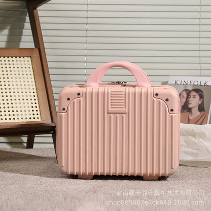 Korean version 14 inch suitcase ladies suitcase travel bag souvenir cosmetic box small travel storage box wholesale 