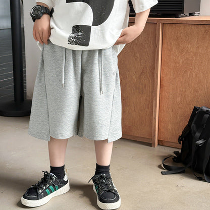 Children's summer pants boys casual shorts summer 2024 new style little boy summer loose shorts trendy