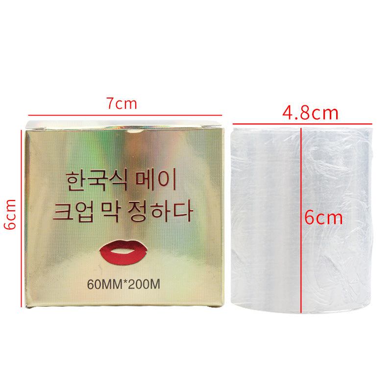 Wholesale beauty tattoo eyebrow plastic wrap large box lip bleaching cover film beauty salon auxiliary tools