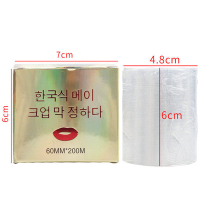 Wholesale beauty tattoo eyebrow plastic wrap large box lip bleaching cover film beauty salon auxiliary tools