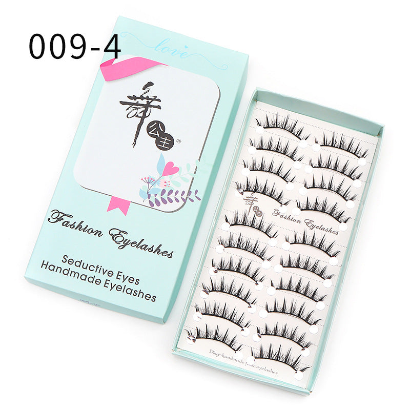 Little Devil Eyelashes DINGSEN factory false eyelashes cross-border 10 pairs of Internet celebrity thick cartoon eyelashes