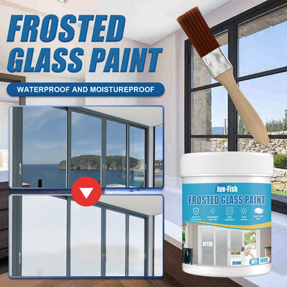 Jue-Fish Frosted Glass Paint Doors and Windows Blackout Frosted Glass Paint Matte Hazy Frosted Glass Paint 