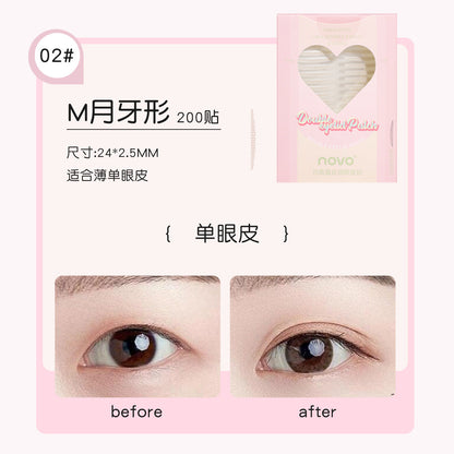 NOVO double eyelid stickers invisible natural lace seamless ultra-invisible single eyelid swollen eye bubble special