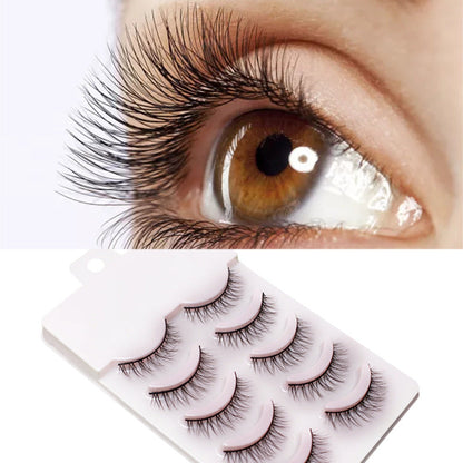 DINGSEN false eyelashes five pairs of natural eyelashes