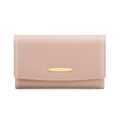 Perfect For You Wallet Women's Medium and Long Trifold Multi-Card Slot PU Coin Wallet Fashion Clutch 