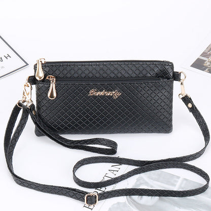 Korean style shoulder bag 2024 new women's bag fashion messenger bag simple versatile mobile phone bag women's mother wallet 