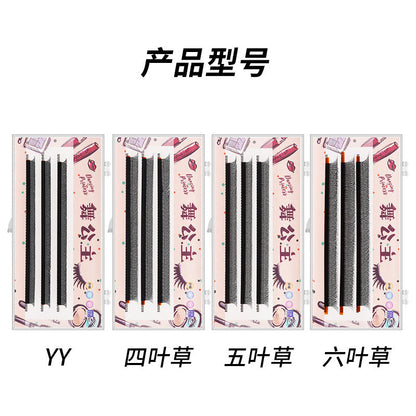 Dancing Princess False Eyelashes Cross-border Supply YY Clover Four-leaf Clover Five-leaf Clover Six-leaf Clover Grafted Eyelashes 