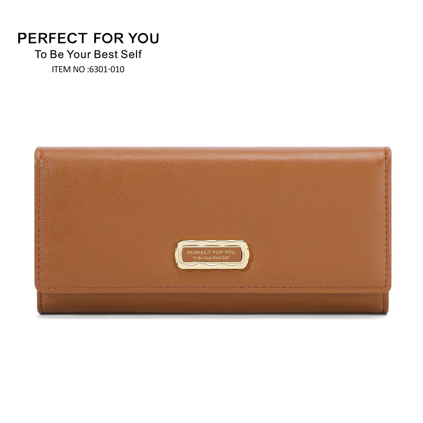 perfect for you new style ladies wallet long simple PU high-grade coin purse tri-fold clutch bag 