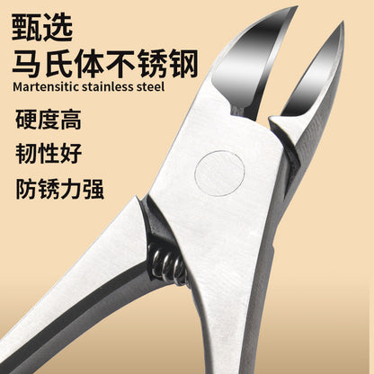 Nail scissors nail clippers stainless steel hawkbill pliers ingrown nail pliers cuticle pliers nail clippers large gray nail scissors set