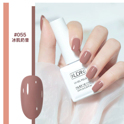 2023 new nail polish gel no odor ice transparent nude color transparent long-lasting quick-drying nail polish manicure nail polish gel wholesale