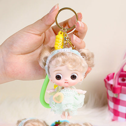 Yade Barbie doll 10 cm key chain bag pendant girl birthday gift doll trendy play doll batch