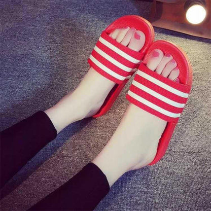 2022 Summer Casual Slippers Women's Bathroom Shower Shoes Cute Anti-Slip Couple Indoor and Outdoor Ladies Home Sandals Slippers